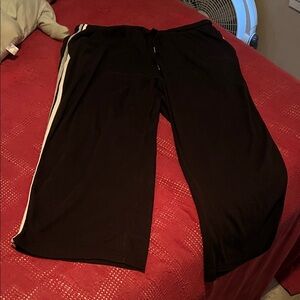 2X 26/28 Woman Within Black Cozy Sweatpants